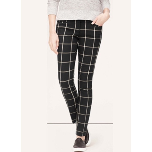 loft plaid pants